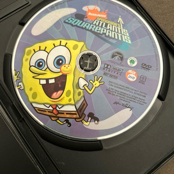 Sponge Bob Squarepants Atlantis Squarpantis--DVD Like New - Picture 6 of 6